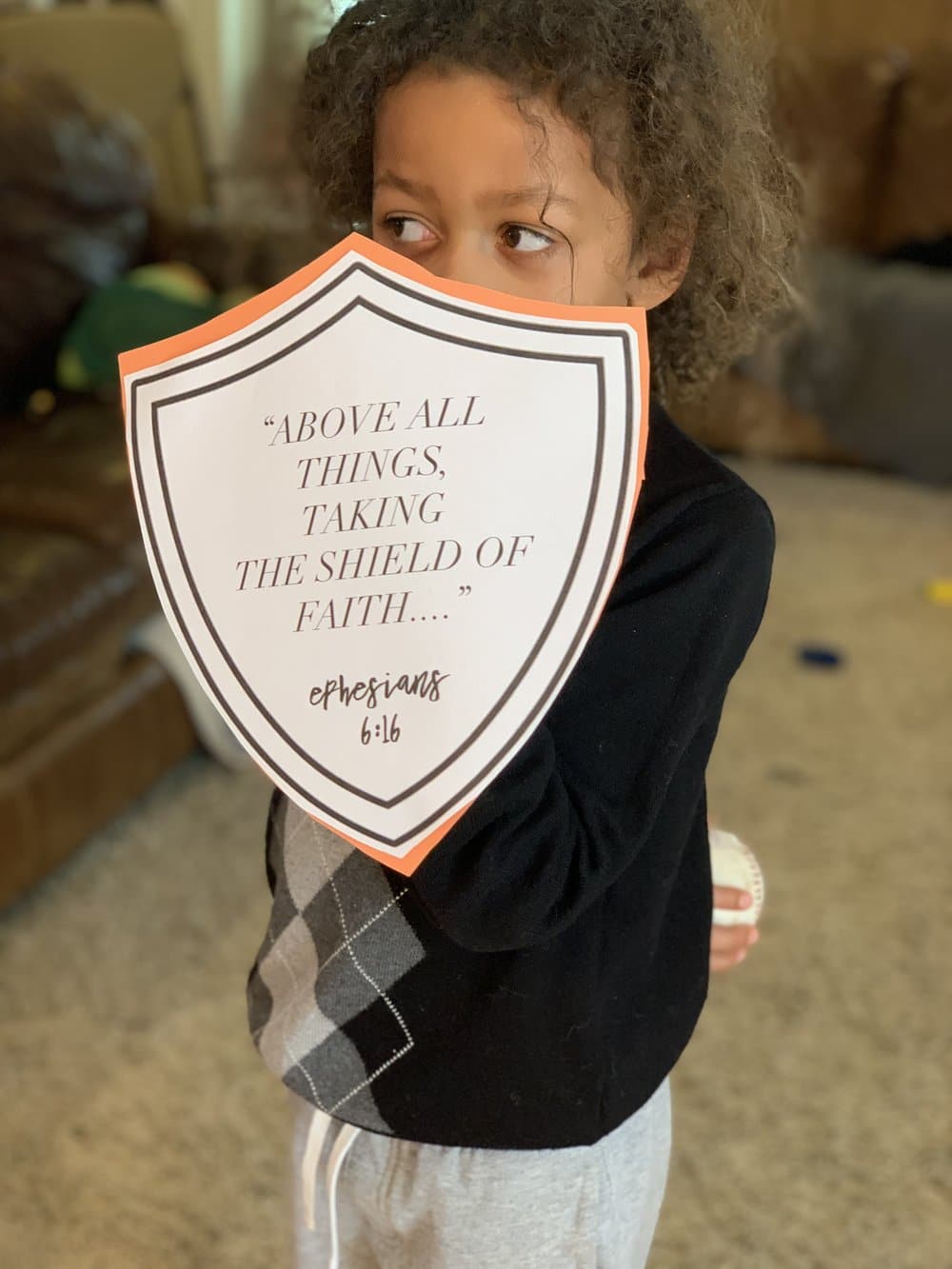 shield of faith with scripture