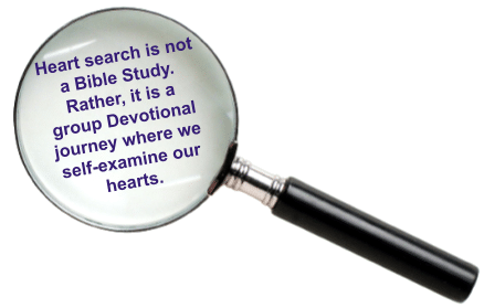 magnifying glass - heart search
