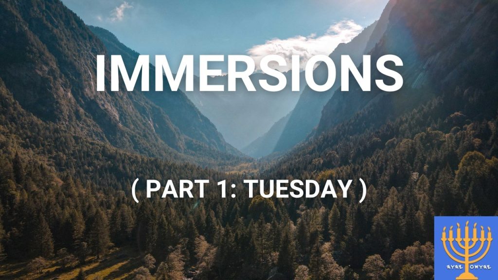 Immersions at the 2026 Pesach & ULB Meetup (Hillsville, VA)